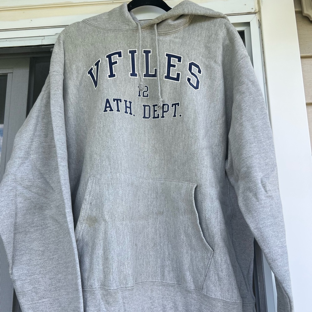 VFiles grey champion hoodie